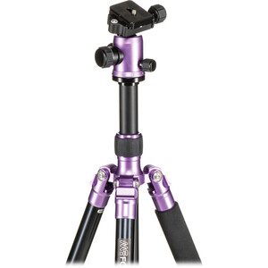 Benro MeFOTO A-1350Q1P RoadTrip Aluminum Travel Tripod Kit (Purple) - Thumbnail