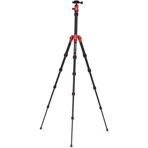 Benro MeFOTO A0350Q0R BackPacker Travel Tripod Kit (Red) - Thumbnail