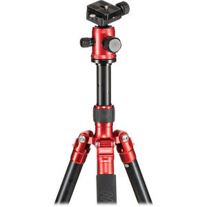 Benro MeFOTO A1350Q1R RoadTrip Aluminum Travel Tripod Kit (Red) - Thumbnail