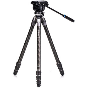 Benro - Benro Tortoise (Kaplumbağa) Karbon Video Tripod Kit Seri 2 - TTOR24CLVS4PRO