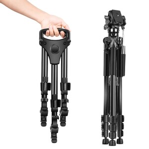 BF Pro - BF Pro 333L Alüminyum -ABS Tripod 180-210cm + Tekerlekli Dolly (1)