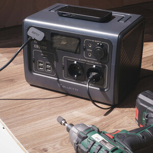 Bluetti PowerOak EB55 Taşınabilir Güç İstasyonu (700W 537Wh) - Thumbnail
