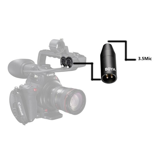 Boya 35C-XLR 3.5mm Stereo to XLR Dönüştürücü