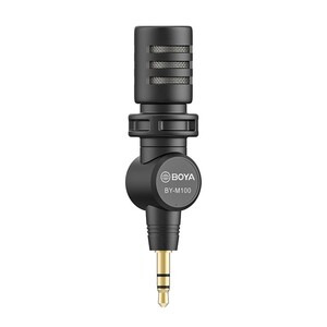Boya - Boya BY-M100 Kompakt 3.5mm Kamera Mikrofonu