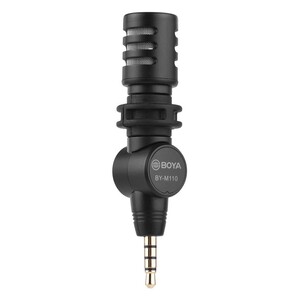 Boya - Boya BY-M110 Kompakt 3.5mm Telefon Mikrofonu