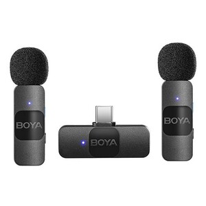 Boya - Boya BY-V20 Ultra Kompakt Android İkili Kablosuz Mikrofon (Type-C)