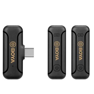 BOYA - Boya BY-WM3T2-U2 İkili Kablosuz Yaka Mikrofonu - Type-C