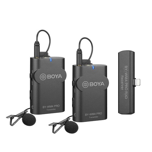 Boya BY-WM4 Pro-K4 Iphone İkili Kablosuz Mikrofon