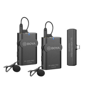 BOYA - Boya BY-WM4 Pro-K6 Type-c İkili Kablosuz Mikrofon