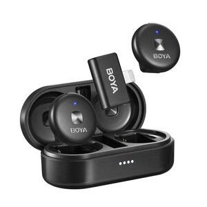 Boya - BOYA Omic-D Wireless İkili Yaka Mikrofonu Lightning (Siyah)
