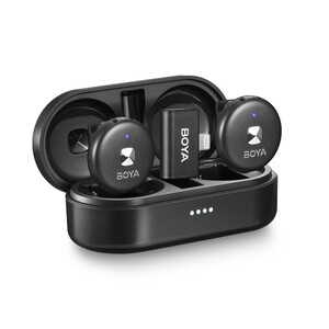 Boya - BOYA Omic-D Wireless İkili Yaka Mikrofonu Lightning (Siyah) (1)