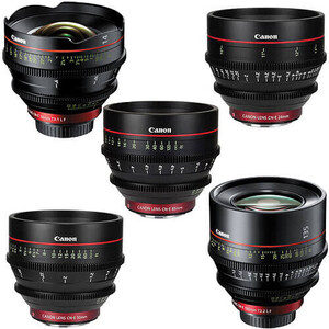 Canon - Canon 5'li Cine Lens Promosyon Kiti