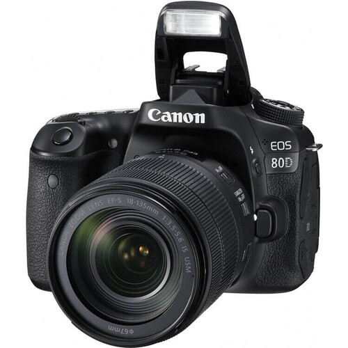 Canon 80D 18-135mm Nano IS USM DSLR Fotoğraf Makinesi