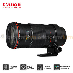 Canon - Canon EF 180mm f/3.5L Macro USM Lens
