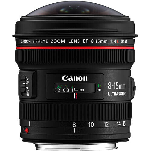 Canon EF 8-15mm f/4L USM Balık Gözü Lens