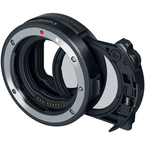 Canon - Canon EF-EOS R Drop-In Circular Polarize Filtre Adapter