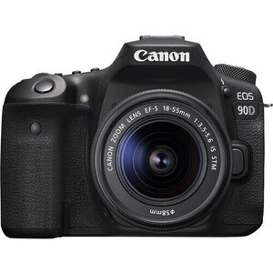 Canon - Canon EOS 90D 18-55mm Lensli Kit