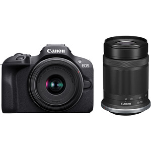 Canon - Canon EOS R100 18-45mm + 55-210mm Lens Kit