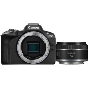 Canon - Canon EOS R50 + RF 50mm f/1.8 FotoVlog Kit 1 (1)