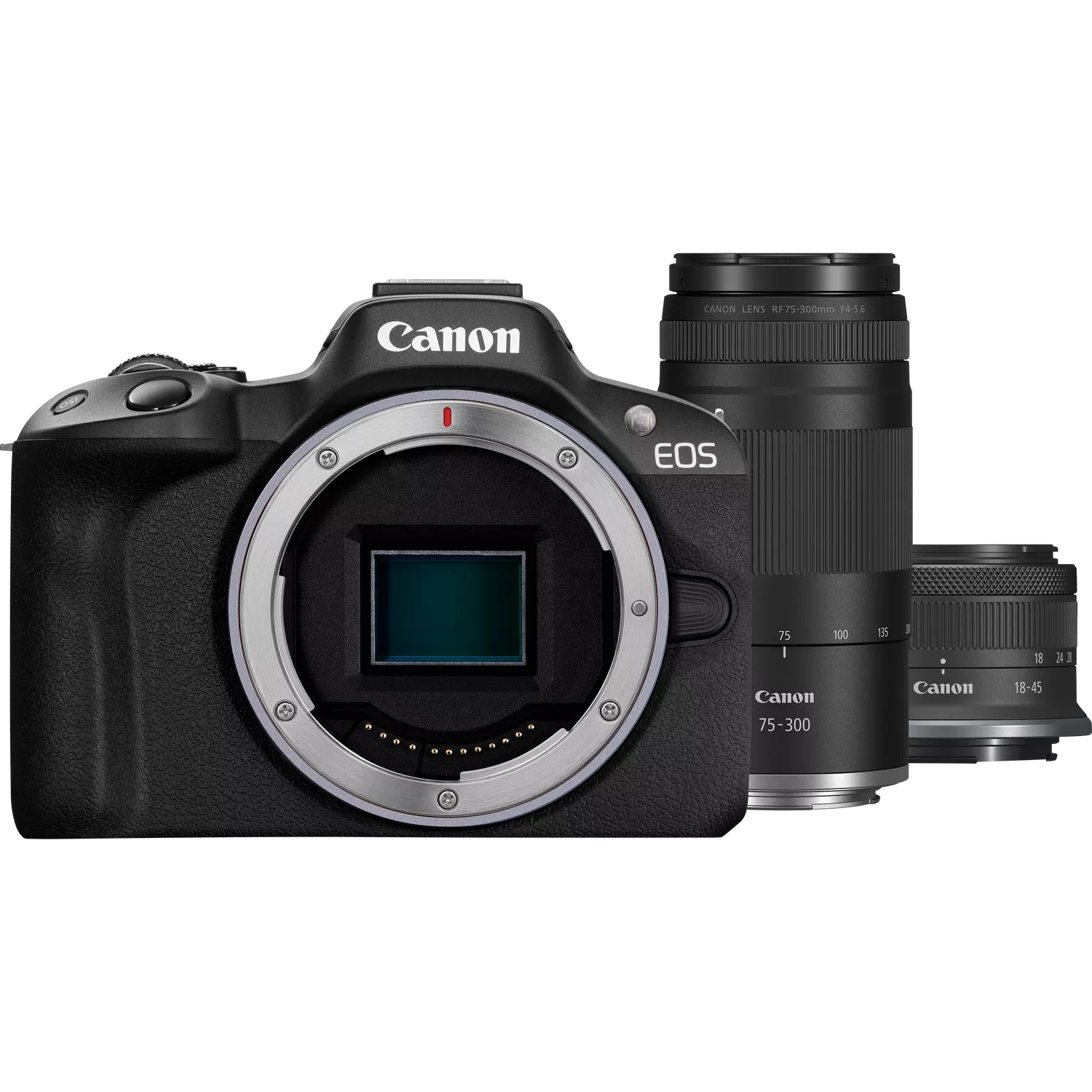 Canon EOS R50 RF-S 18-45mm + 75-300mm Lens Kit