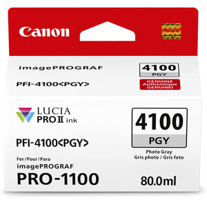 Canon - Canon INK PFI-4100 PGY Photo Gray Mürekkep (6784C001) (1)