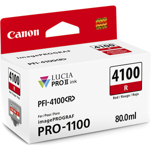 Canon - Canon INK PFI-4100 R Red Mürekkep (6785C001)
