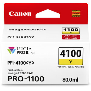 Canon - Canon INK PFI-4100 Y Yellow Mürekkep (6780C001) (1)