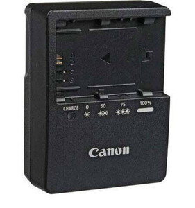 Canon - Canon LC-E6 Batarya Şarj Cihazı, Canon LP-E6, LP-E6N, LP-E6NH, LP-E6P, LP-EL Orjinal Şarj Cihazı 