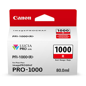 Canon - Canon PFI-1000 R Red Mürekkep