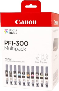 Canon - Canon PIXMA PRO-300 PFI-300 Kartuş Seti (1)