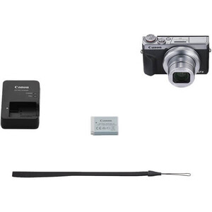 Canon PowerShot G7X Mark III Dijital Fotoğraf Makinesi (Gümüş) - Thumbnail