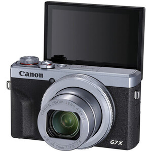 Canon PowerShot G7X Mark III Dijital Fotoğraf Makinesi (Gümüş) - Thumbnail