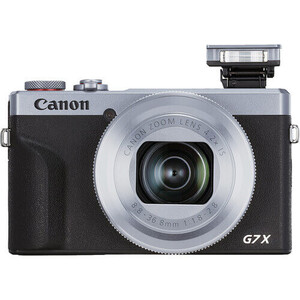 Canon PowerShot G7X Mark III Dijital Fotoğraf Makinesi (Gümüş) - Thumbnail