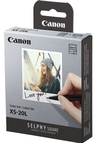 Canon XS-20L SELPHY QX10 QX20 Yazıcı İçin Baskı Kağıt Seti