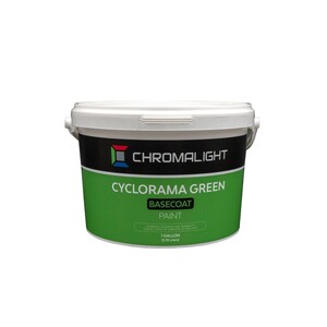 ChromaLight - ChromaLight Cyclorama Yeşil Baz Kat Chroma Key Boya (1 Galon = 3,78 Litre)