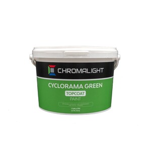 ChromaLight - ChromaLight Cyclorama Yeşil Üst Kat Chroma Key Boya (1 Galon = 3,78 Litre)