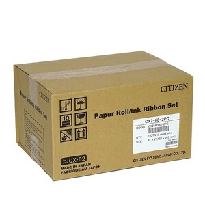 Citizen CX-02 10x15/15x20cm Kağıt & Ribbon (CX2-68-2PC) - Thumbnail