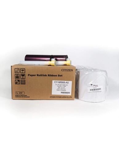 Citizen CY-MS 68 6×8″ (15x21cm) CY-02 Termal Kağıt (2’li Paket 350 Adet)