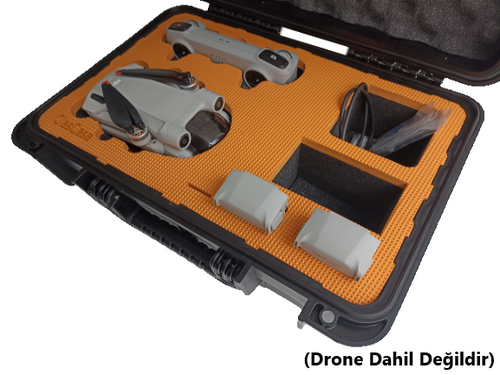 Clascase C014 DJI Mavic Mini 3 / Mini 3 Pro Hardcase Su Geçirmez Drone Taşıma Çantası C014