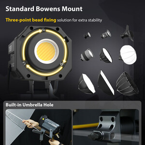 COLBOR 220W Bi-Color COB LED Video Işığı - Thumbnail