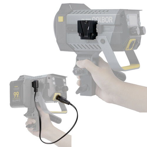 Colbor VM3 V-Mount Adaptör ve D-Tap - XLR Batarya Kablosu