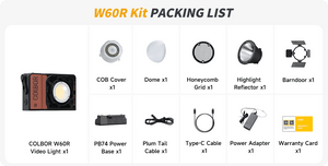 Colbor W60R Kit RGB Led Video Işığı - Thumbnail