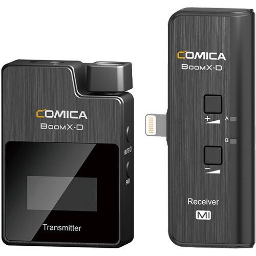 Comica BoomX-D MI1 iOS Tekli Yaka Röportaj Mikrofonu (iPhone için)