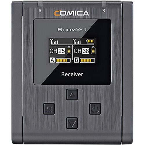 Comica BoomX-U U2 Mini Çiftli Yaka Röportaj Mikrofonu