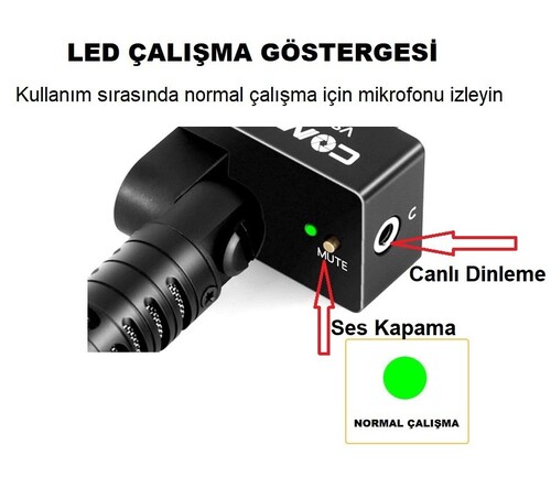 CoMica CVM-VS09 TYPE-C Telefon Mikrofonu
