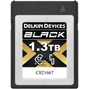 Delkin - Delkin 1.3TB Black CFexpress Type-B 4.0 Hafıza Kartı