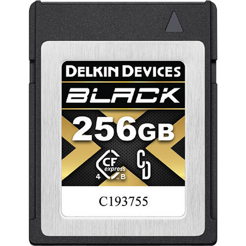 Delkin 256GB Black CFexpress Type-B 4.0 Hafıza Kartı