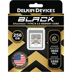 Delkin - Delkin 256GB Black CFexpress Type-B 4.0 Hafıza Kartı (1)