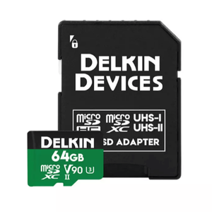 Delkin - Delkin 64GB Power UHS-II (V90) Micro SD Hafıza Kartı (1)