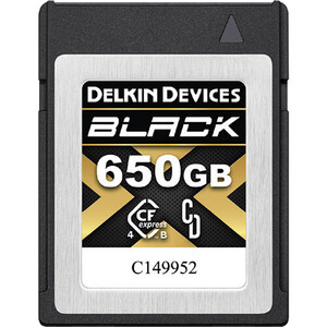 Delkin - Delkin 650GB Black CFexpress Type-B 4.0 Hafıza Kartı